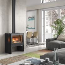Hergom Glance Widescreen Free Standing  Wood Burning Eco Design Stove