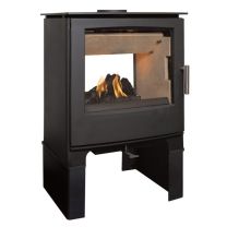 Mendip Woodland Double Sided Logstore Catalyst SE Eco Design Ready Wood Burning Stove