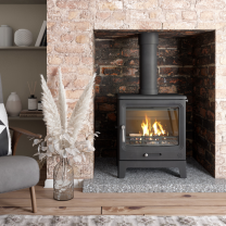 F2 Fires Vue Landscape Wood Burning Multi Fuel Eco Design Stove