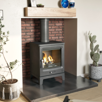 F2 Fires Vue Portrait Wood Burning Multi Fuel Eco Design Stove