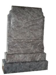 Flame 02 Scroll Headstone + Sub Base + Base