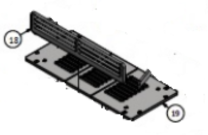 Waterford Stanley F900 Ridge A4 Cast Iron Grate Assy [W5 CAST GRATE ASSY]