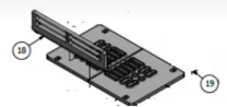 Waterford Stanley F650 Style A4 Cast Iron Grate Assy [W5 CAST GRATE LR]