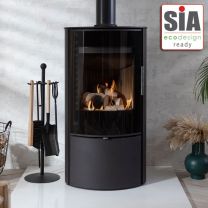 Arada Lagom Ecodesign Wood Burning Stove, Steel