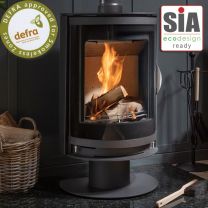 Arada Hoxton 7 Low Pedestal Ecodesign Wood Burning Stove