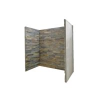 Gallery Staggered Rustic Slate Stove & Fireplace Chamber