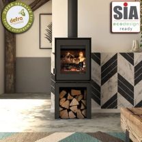 Dik Geurts Modiva 5 Log Store Wood Burning Stove