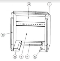 Waterford Stanley Solis Inset 500 Rear Base Fire Brick [093-30-003] [14]