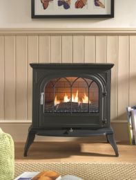 Flueless Gas Stove 3.1kw Arch Glass Door