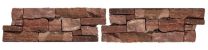 Red Sandstone Heavy Stone Cladding Panel System Interior Exterior 1m2