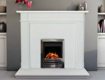 The Ferrera Limestone Fireplace Surround