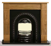 The Arlington Solid Oak Wooden Fireplace