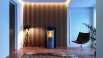 Artel Redonda Black 8kw Ducted Wood Pellet Stove