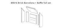 Barcelona - Brick & Baffle full set