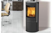 Barcelona 5kW Wood Burning Stove – Black Glass Door