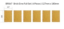 BR067 Brick Erne Full Set ( 6 Pieces ) 127mm x 180mm