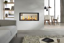 DRU Metro 100 XT Tunnel Eco Wave Gas Fire
