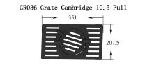 GR036 - Cambridge 10.5 - Grate (Full set)