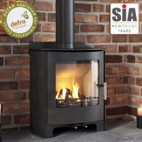 Mendip Churchill 5 Convection Dual Control SE Eco Design Ready Multifuel Woodburning Stove