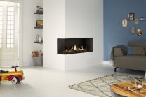DRU Global 100 Corner Balance Flue [BF] Gas Fire
