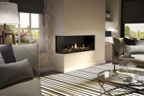 DRU Global 120 Corner Balance Flue [BF] Gas Fire