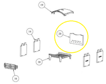 Waterford Stanley Fionn Room Heater Rear Back Fire Brick [Q00051AXX]