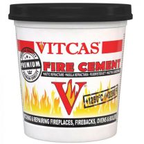 Vitcas Premium Heat Resistant Black Fire Cement - 2Kg