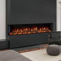 Evonic Karlstrad Built In Wall Mounted Electric Fire