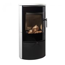 Arada Lagom Ecodesign Wood Burning Stove, White Ceramic