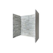 Gallery Staggered Platinum Grey Stove & Fireplace Chamber