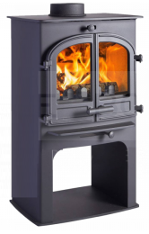 Cleanburn Lovenholm Double Door Multi Fuel Stove + Log Store **SPECIAL**