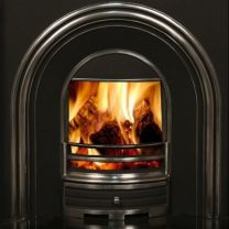 The Mourne Insert Arch Cast Iron Back Panel