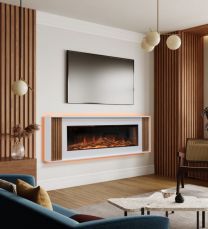 Evonic Rivera 200 Wall Mounted Electric Fireplace Suite