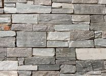 Scandinavian Grey Heavy Stone Cladding Panel System Interior Exterior 1m2