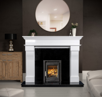 The Diamond Fireplace + Stove Package