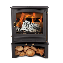 Mazona Wicklow 8kW Multifuel Woodburning Stove, Freestanding, Eco Design Approved, Defra Approved