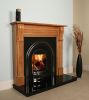 Irish Dublin Corbel Solid Oak Fireplace