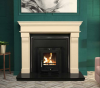 The Bordeaux Marble Fireplace Surround Ivory Cream