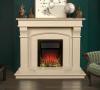 The Bridge Marble Fireplace Suite Ivory Cream 