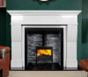 The Estada Marble Fireplace Surround Polished Polar White