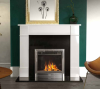 The Naxos Marble Fireplace Polished Polar White